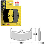 SBS ATV/UTV CERAMIC BRAKE PAD