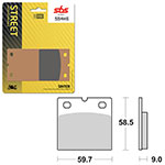 SBS PERFORMANCE HS SINTER BRAKE PAD