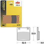 SBS PERFORMANCE LS SINTER BRAKE PAD