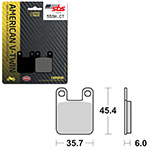 SBS HIGH POWER & NOISE REDUCTION CARBON BRAKE PAD