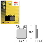 SBS ATV/UTV CERAMIC BRAKE PAD