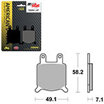 SBS HIGH POWER & NOISE REDUCTION CERAMIC BRAKE PAD