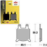 SBS ATV/UTV CERAMIC BRAKE PAD
