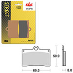 SBS PERFORMANCE HS SINTER BRAKE PAD