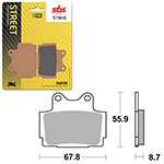 SBS PERFORMANCE HS SINTER BRAKE PAD