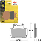 SBS PERFORMANCE LS SINTER BRAKE PAD