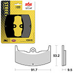 SBS ATV/UTV CERAMIC BRAKE PAD