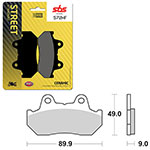 SBS ATV/UTV CERAMIC BRAKE PAD