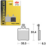 SBS CLUB, TRAILS & LEISURE CARBON BRAKE PAD