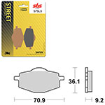 SBS PERFORMANCE LS SINTER BRAKE PAD