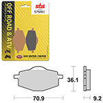 SBS EVO SINTER BRAKE PAD