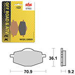 SBS ATV/UTV SINTER BRAKE PAD