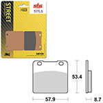 SBS PERFORMANCE LS SINTER BRAKE PAD