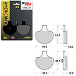 SBS HIGH POWER & NOISE REDUCTION CARBON BRAKE PAD