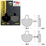 SBS HIGH POWER & NOISE REDUCTION CERAMIC BRAKE PAD
