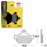 SBS ATV/UTV CERAMIC BRAKE PAD