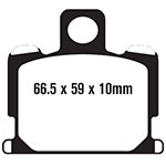 BRAKE PAD  YAMAHA (FA70) PAIR