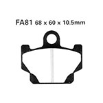 BRAKE PADS (FA81) PR