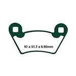 ROCK HARD FULL-METAL BRAKE PAD