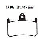 ROCK HARD SEMI-METALLIC BRAKE PAD