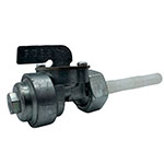 MOGO PARTS FUEL VALVE 3/16", 90 DEGREE, 3/16" BARB X THREADED NUT (M13)