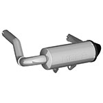MBRP PROFORMANCE SERIES SLIP-ON UTV/SXS EXHAUST