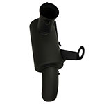 GGB EXHAUST TRAIL MUFFLER CERAMIC