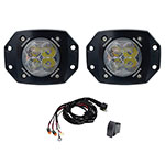 TIGER LIGHTS MOJAVE 3" FLUSH MOUNT LIGHT KIT & HARNESS