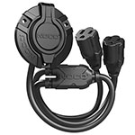 NOCO GCP2 AC PORT PLUG & DUAL 18" EXTENSION CORD