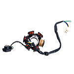 MOGO PARTS STATOR, 6-COIL (4+1 WIRE), 4-SLOT MALE CONNECTOR