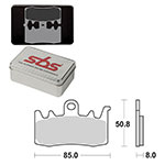 SBS DS-2 DUAL SINTER DYNAMIC RACING CONCEPT PAD