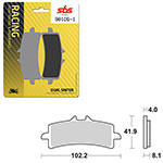 SBS DS-1 DUAL SINTER DYNAMIC RACING CONCEPT PAD