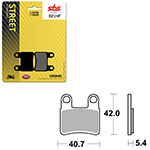 SBS ATV/UTV CERAMIC BRAKE PAD