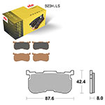 SBS HIGH PERFORMANCE & NO DUST SINTER BRAKE PAD