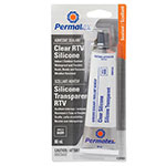 PERMATEX CLEAR RTV SILICONE ADHESIVE SEALANT