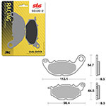 SBS DS-2 DUAL SINTER DYNAMIC RACING CONCEPT PAD