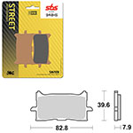 SBS PERFORMANCE HS SINTER BRAKE PAD