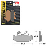 SBS HIGH PERFORMANCE & NO DUST SINTER BRAKE PAD