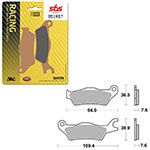 SBS ROAD RACING & TRACKDAYS SINTER BRAKE PAD