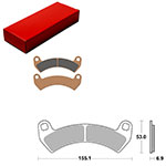 SBS EVO SINTER BRAKE PAD