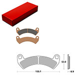 SBS ATV/UTV SINTER BRAKE PAD