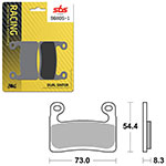 SBS DS-1 DUAL SINTER DYNAMIC RACING CONCEPT PAD