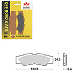 SBS EVO SINTER BRAKE PAD