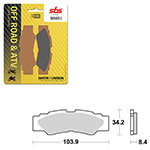 SBS ATV/UTV SINTER BRAKE PAD