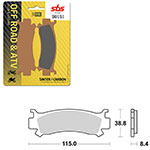 SBS ATV/UTV SINTER BRAKE PAD