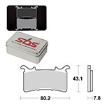 SBS DS-1 DUAL SINTER DYNAMIC RACING CONCEPT PAD