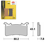 SBS PERFORMANCE HS SINTER BRAKE PAD