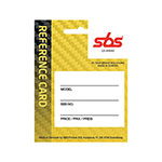 SBS REFERENCE CARDS FOR DISPLAY RACK