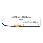 WOODY'S FLAT-TOP EXTENDER TRAIL III 4" CARBIDE RUNNER