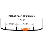 WOODY'S FLAT-TOP EXTENDER TRAIL III 4" CARBIDE RUNNER